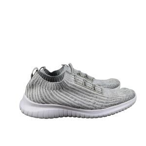 Tiosebon Shoes Womens 6 Slip On Sneakers Knit Active Casual Comfort Bungee Gray